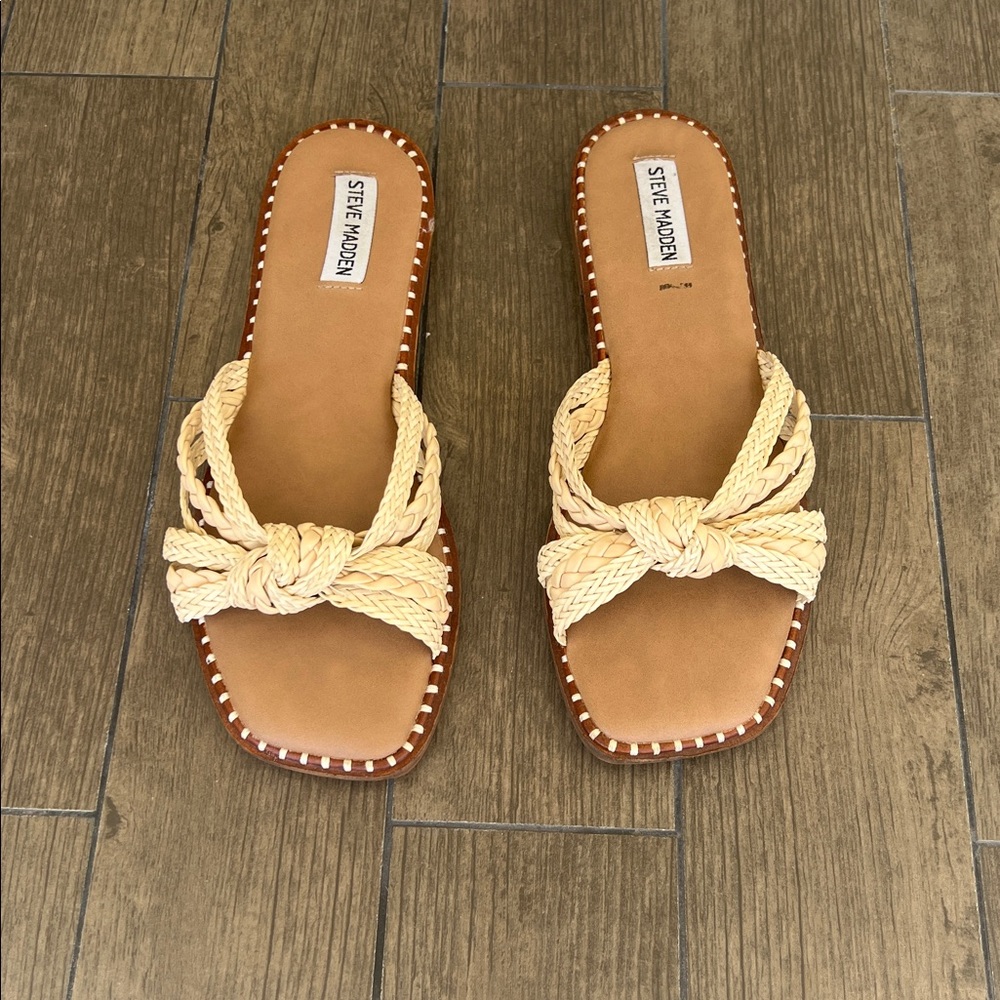 Steve Madden Braided Slide Sandals size 9